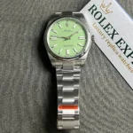 Super Clone Rolex Oyster Perpetual 277200 Pistachio Dial — dial close-up