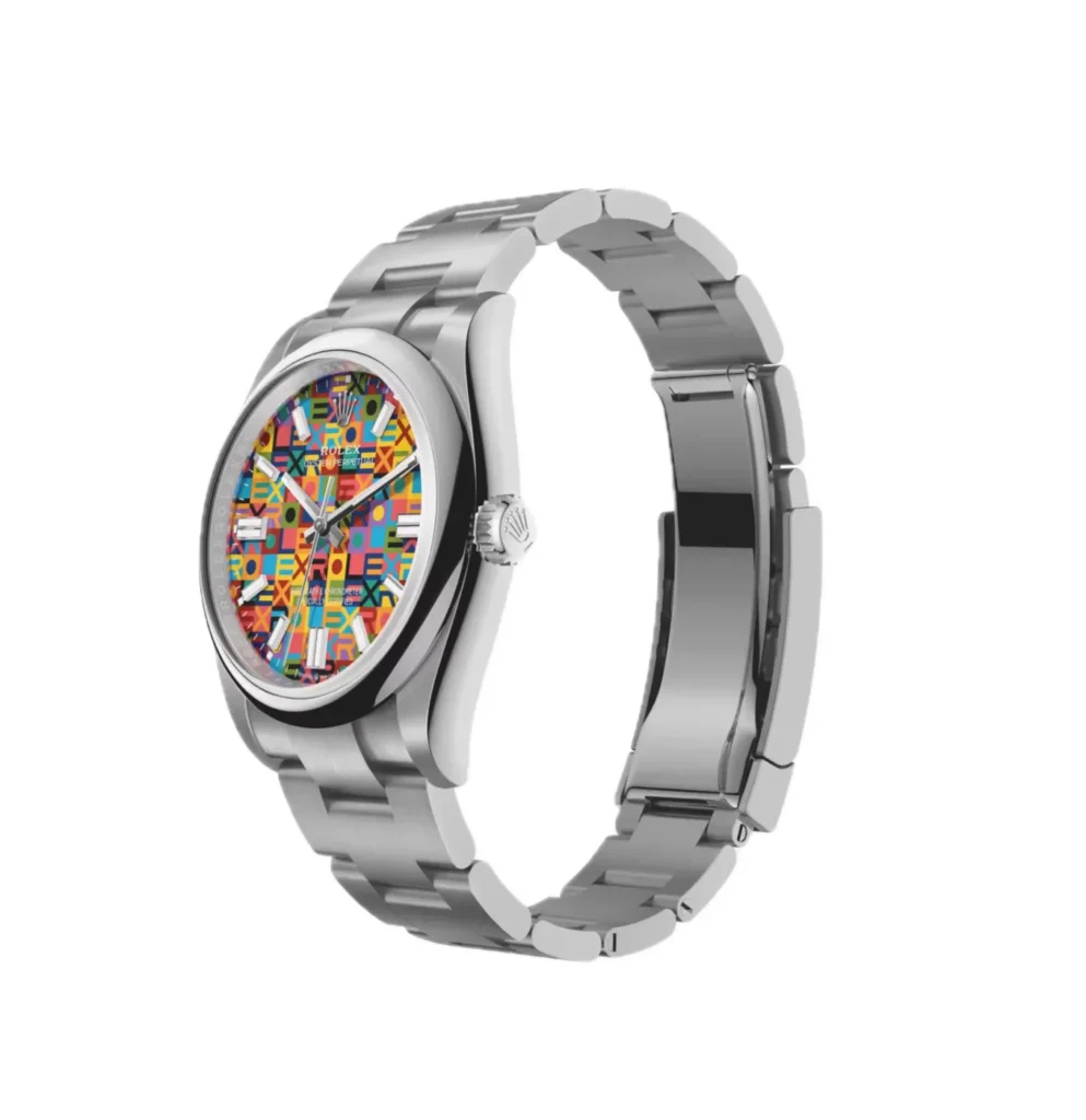Super Clone Rolex Oyster Perpetual Jubilee Motif (2026) Super Clone — side profile