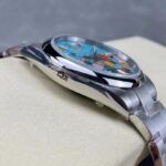 Super Clone Rolex Oyster Perpetual Turquoise Dial 124300 41 mm — clasp and links