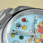Super Clone Rolex Oyster Perpetual Turquoise blue Dial 277200 31 mm — side profile