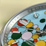 Super Clone Rolex Oyster Perpetual Turquoise blue Dial 277200 31 mm — clasp and links