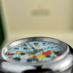 Super Clone Rolex Oyster Perpetual Turquoise blue Dial 277200 31 mm — movement / caseback view