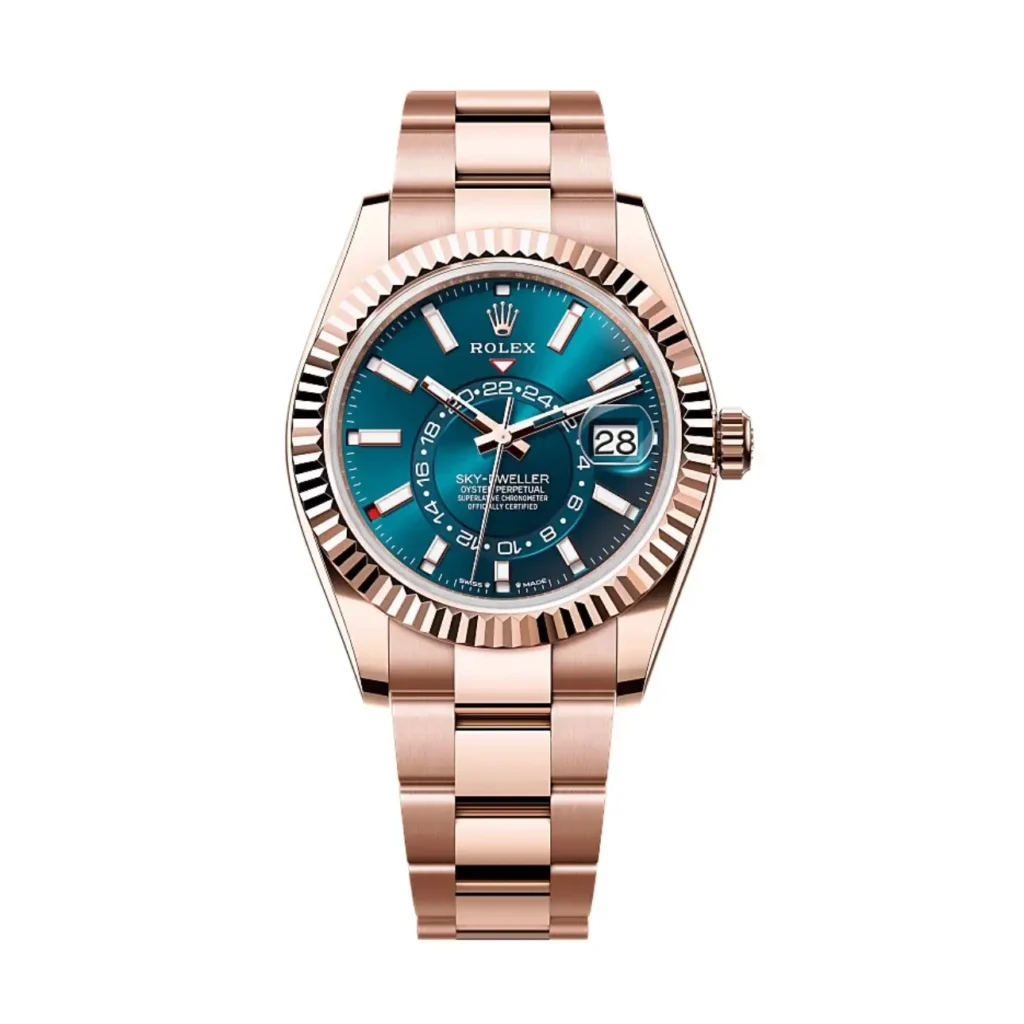 Super Clone Rolex Sky-Dweller Blue Dial 336935 (Oyster)