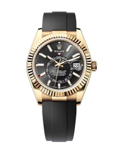 Super Clone Rolex Sky-Dweller Bright black Dial 336238 – Swiss SuperClone