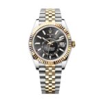 Super Clone Rolex Sky-Dweller Bright black Dial 336933 Jubilee