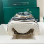 Super Clone Rolex Sky-Dweller Bright black Dial 336933 Jubilee — bracelet detail