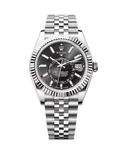 Super Clone Rolex Sky-Dweller Bright black Dial 336934 Jubilee – Swiss SuperClone