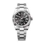 Super Clone Rolex Sky-Dweller Bright black Dial 336934 Oyster