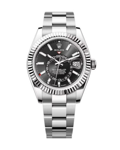 Super Clone Rolex Sky-Dweller Bright black Dial 336934 Oyster – Swiss SuperClone