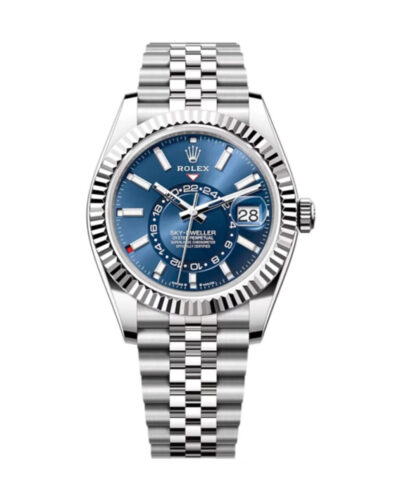 Super Clone Rolex Sky-Dweller Bright blue Dial 336934 Jubilee