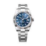 Super Clone Rolex Sky-Dweller Bright blue Dial 336934 Oyster