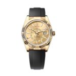 Super Clone Rolex Sky-Dweller Champagne Dial 336238
