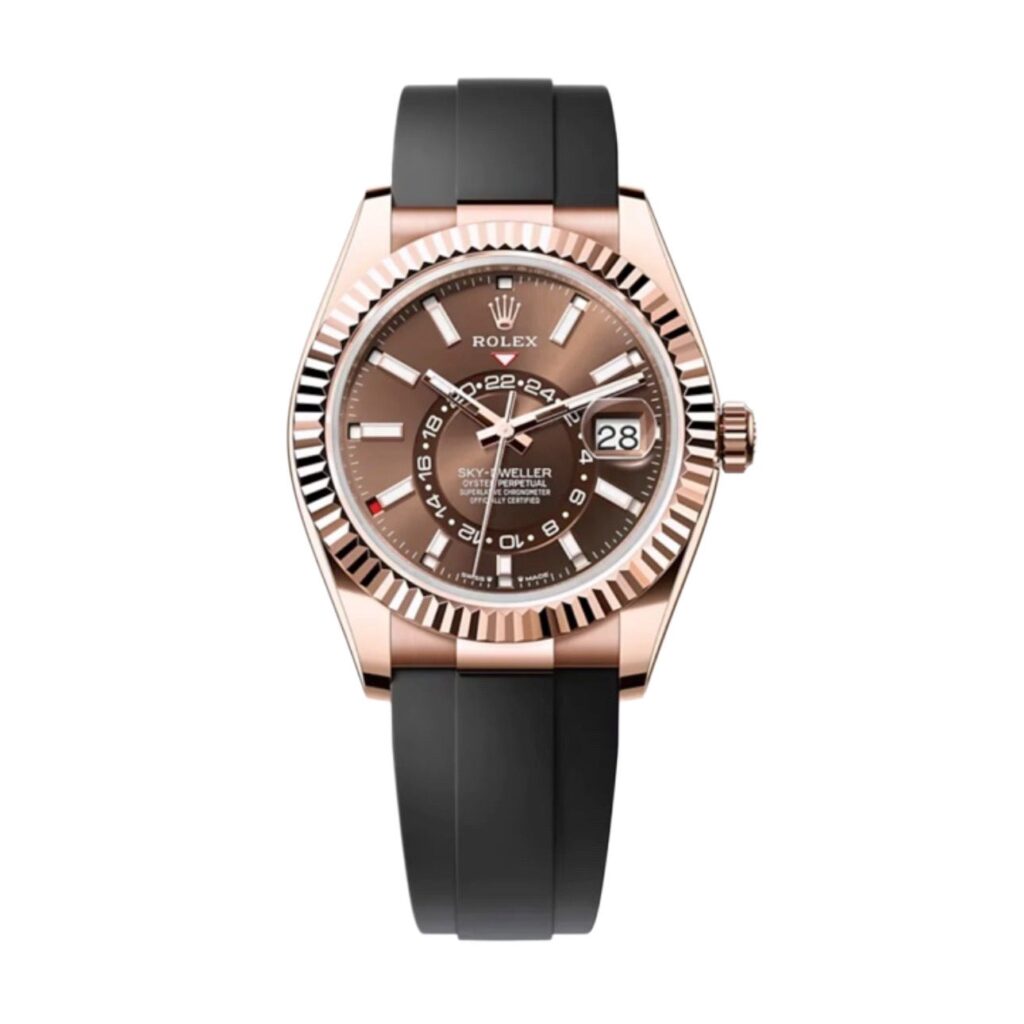 Super Clone Rolex Sky-Dweller Chocolate Dial 336235