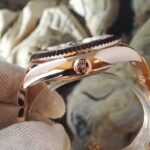 Super Clone Rolex Sky-Dweller Chocolate Dial 336935 — dial close-up