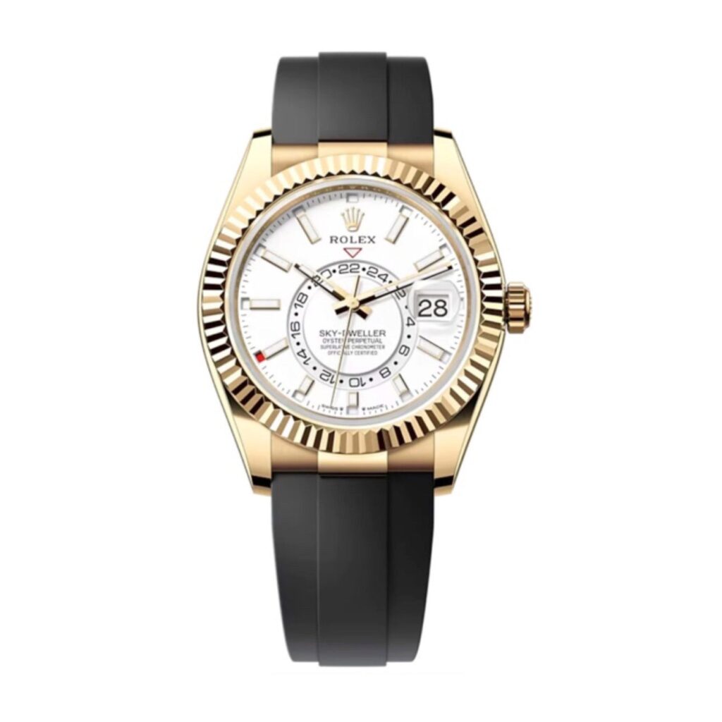 Super Clone Rolex Sky-Dweller Intense white Dial 336238