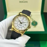 Super Clone Rolex Sky-Dweller Intense white Dial 336238 — case and bezel
