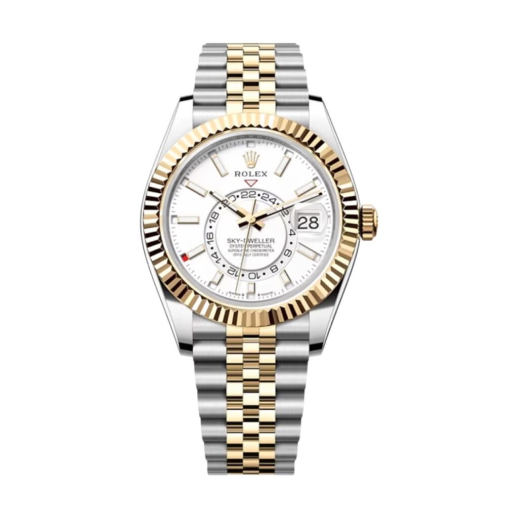 Super Clone Rolex Sky-Dweller Intense white Dial 336933