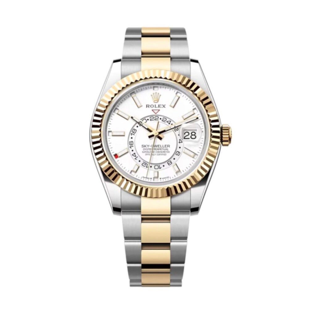 Super Clone Rolex Sky-Dweller Intense white Dial 336933 Oyster