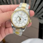 Super Clone Rolex Sky-Dweller Intense white Dial 336933 Oyster — bracelet detail