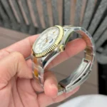 Super Clone Rolex Sky-Dweller Intense white Dial 336933 Oyster — side profile