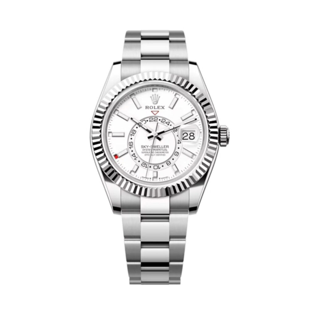 Super Clone Rolex Sky-Dweller Intense white Dial 336934