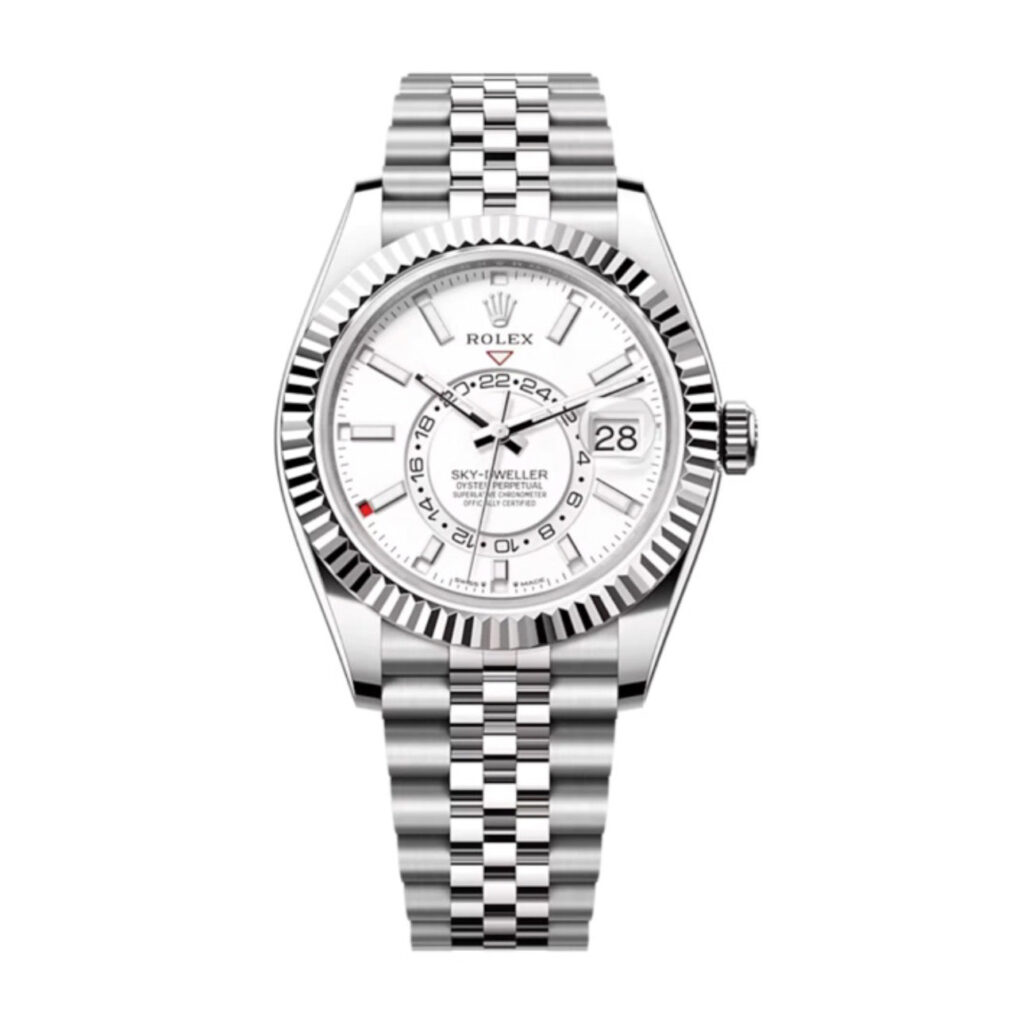 Super Clone Rolex Sky-Dweller Intense white Dial 336934 Jubilee