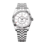 Super Clone Rolex Sky-Dweller Intense white Dial 336934 Jubilee