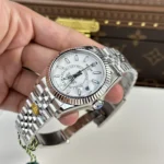Super Clone Rolex Sky-Dweller Intense white Dial 336934 Jubilee — side profile