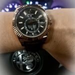 Super Clone Rolex Sky-Dweller Intense white Dial 336938 — case and bezel