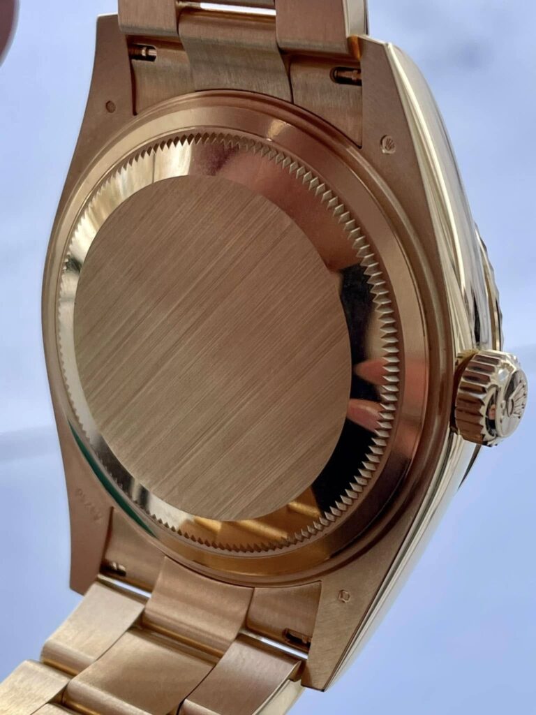 Super Clone Rolex Sky-Dweller Intense white Dial 336938 — movement / caseback view