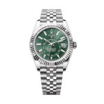 Super Clone Rolex Sky-Dweller Mint green Dial 336934 Jubilee