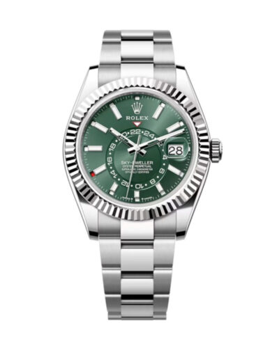 Super Clone Rolex Sky-Dweller Mint green Dial 336934 Oyster – Swiss SuperClone
