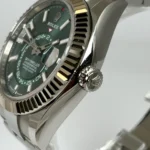 Super Clone Rolex Sky-Dweller Mint green Dial 336934 Oyster — bracelet detail