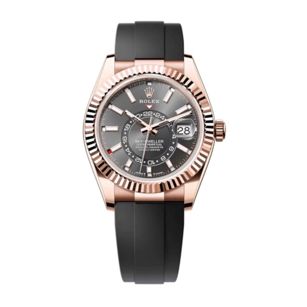 Super Clone Rolex Sky-Dweller Slate Dial 336235
