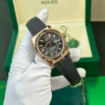 Super Clone Rolex Sky-Dweller Slate Dial 336235 — dial close-up