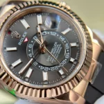 Super Clone Rolex Sky-Dweller Slate Dial 336235 — clasp and links