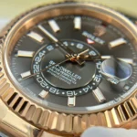 Super Clone Rolex Sky-Dweller Slate Dial 336235 — view 9