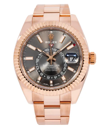 Super Clone Rolex Sky-Dweller Slate Dial Oyster 336935
