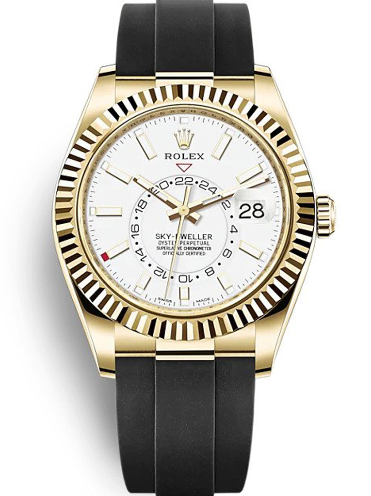 Super Clone Rolex Sky-Dweller White Dial 326238