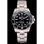 Super Clone Rolex Submariner Black Dial 114060 — dial close-up