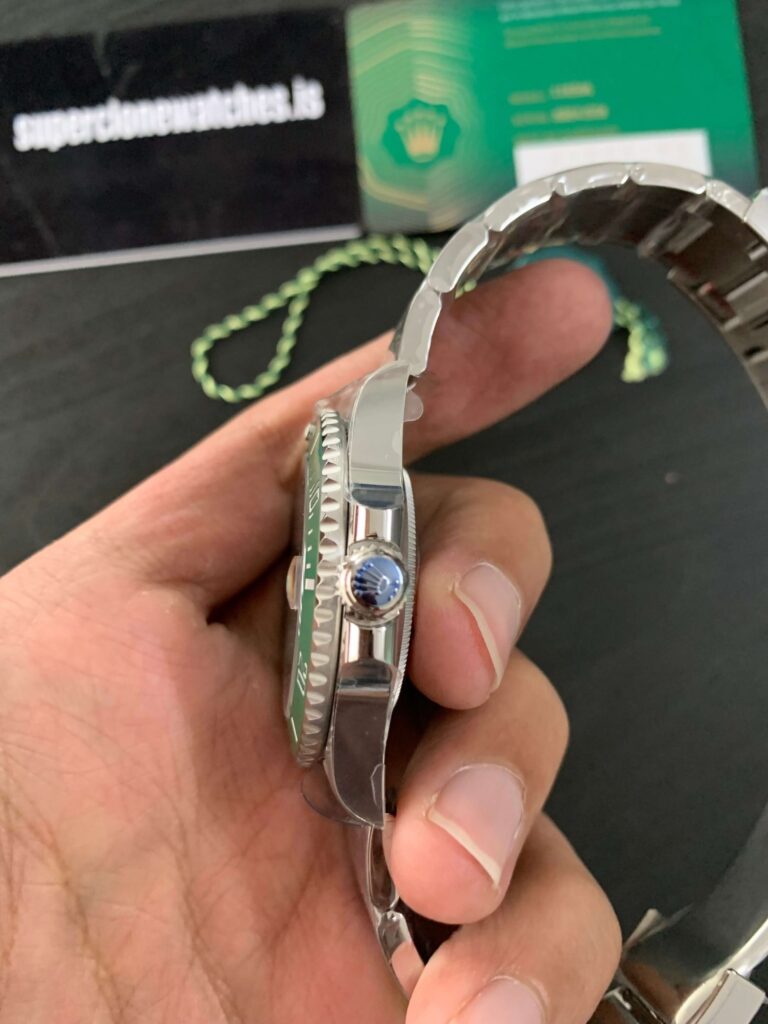 Super Clone Rolex Submariner Black Dial 126610LV “Starbucks” — case and bezel