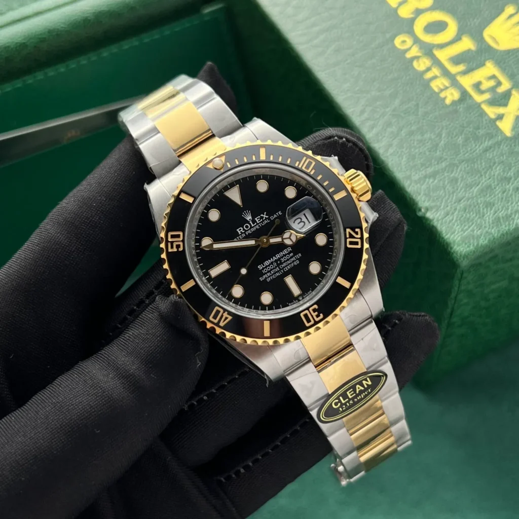 Super Clone Rolex Submariner Black Dial 126613LN — case and bezel