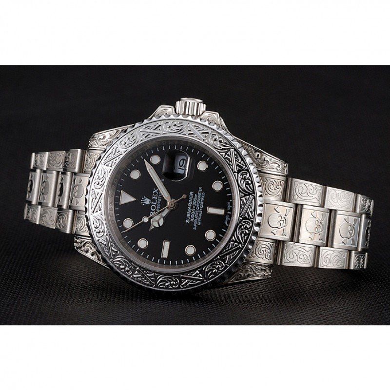 Super Clone Rolex Submariner Black Dial 1454093 — side profile
