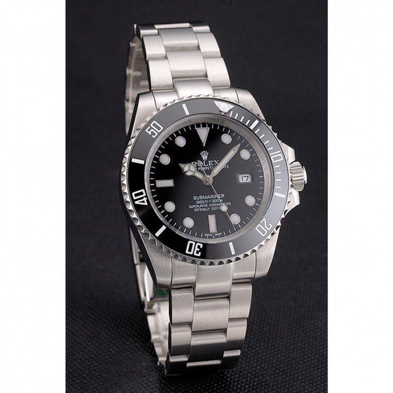Super Clone Rolex Submariner Black Dial PR16233P — case and bezel