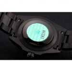 Super Clone Rolex Submariner Black Dial PR18239B — on leather display