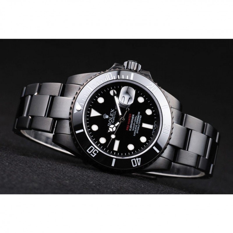 Super Clone Rolex Submariner Black Dial PRHUNTERPRO — side profile