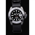Super Clone Rolex Submariner Black Dial REP016826 — dial close-up