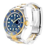 Super Clone Rolex Submariner Blue Dial 116613LB “Bluesy” — dial close-up