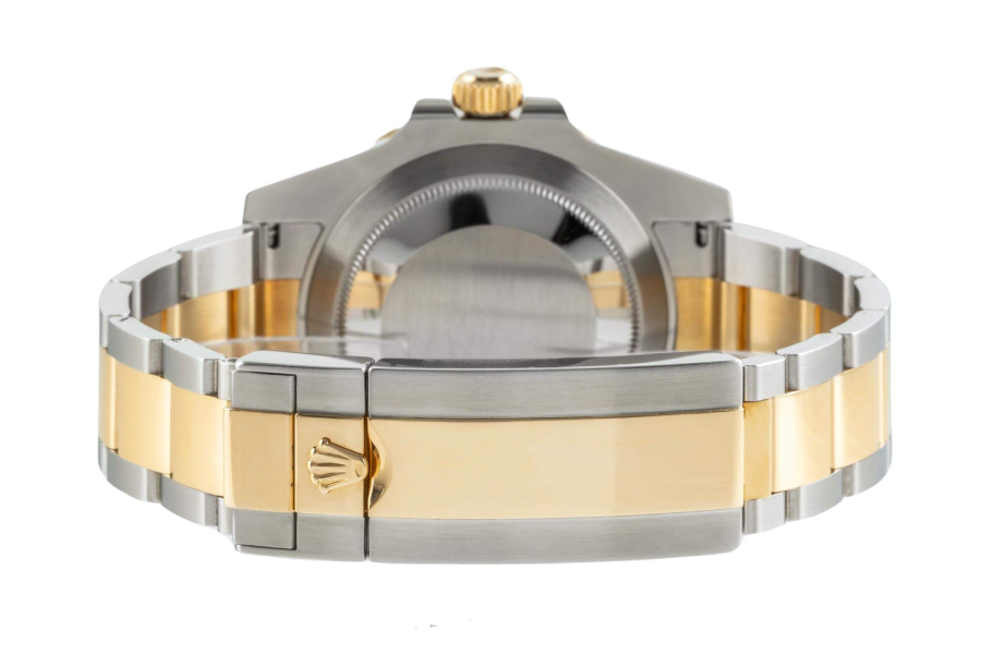Super Clone Rolex Submariner Blue Dial 116613LB “Bluesy” — clasp and links