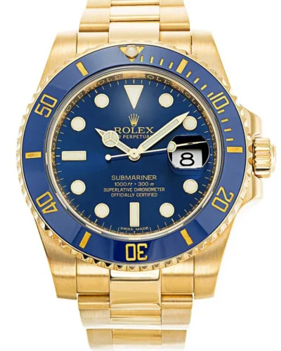 Super Clone Rolex Submariner Blue Dial 116618LB – Swiss SuperClone
